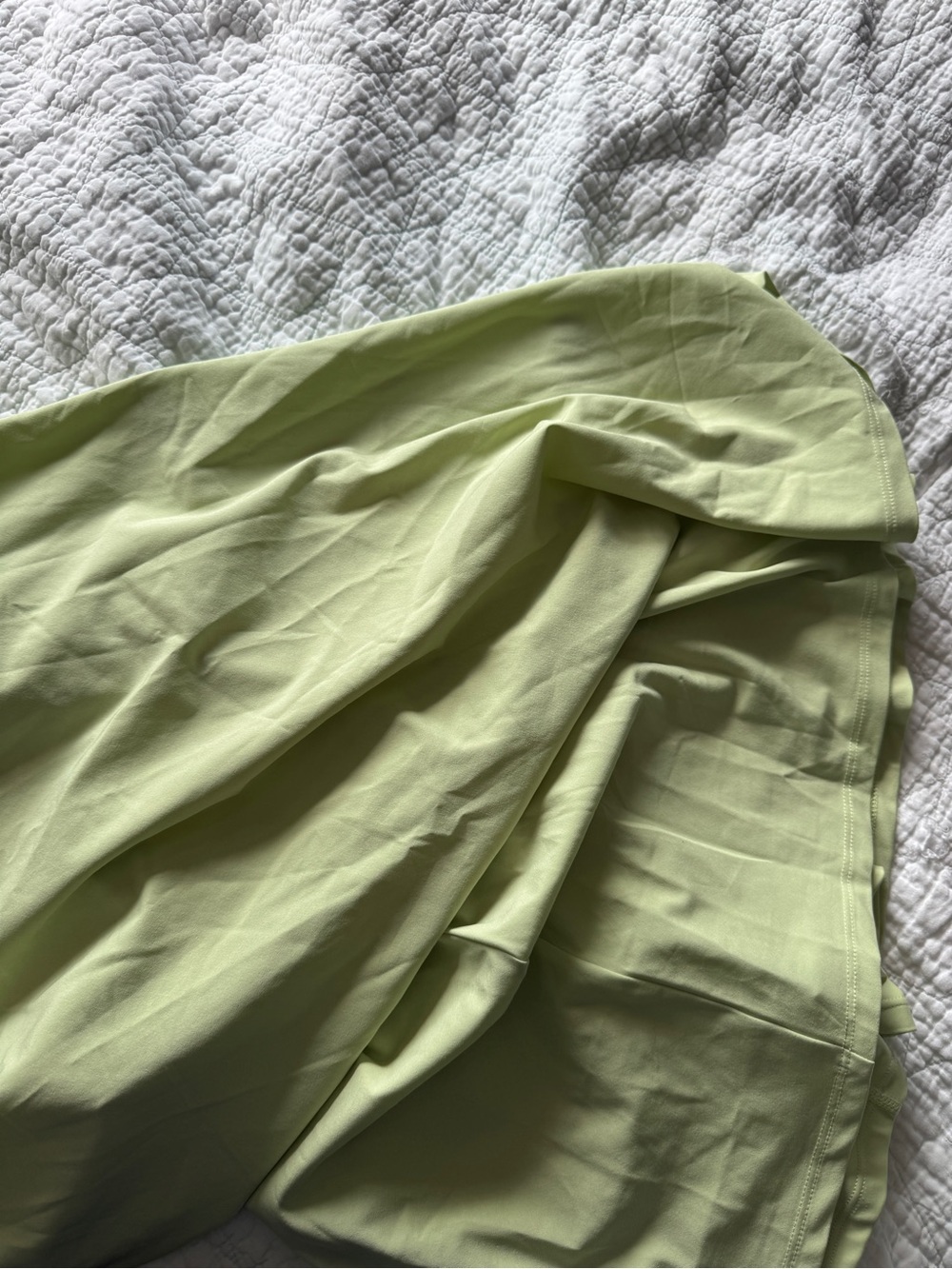 Abercrombie & Fitch Light Green Traveler Mini Dress with Built-In Shorts - Picture 5 of 5